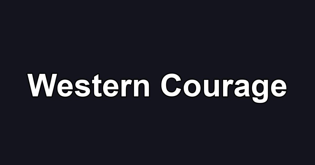 Western Courage