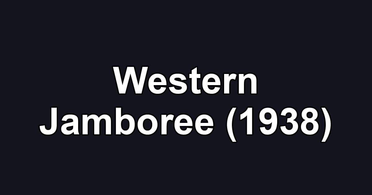 Western Jamboree (1938)