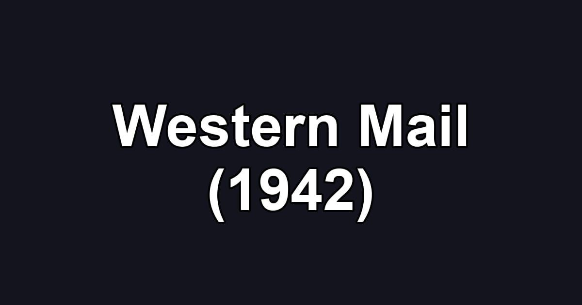 Western Mail (1942)