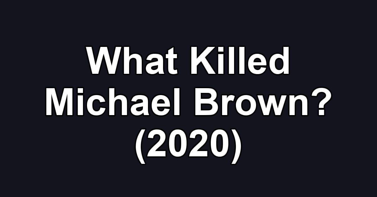 What Killed Michael Brown? (2020)