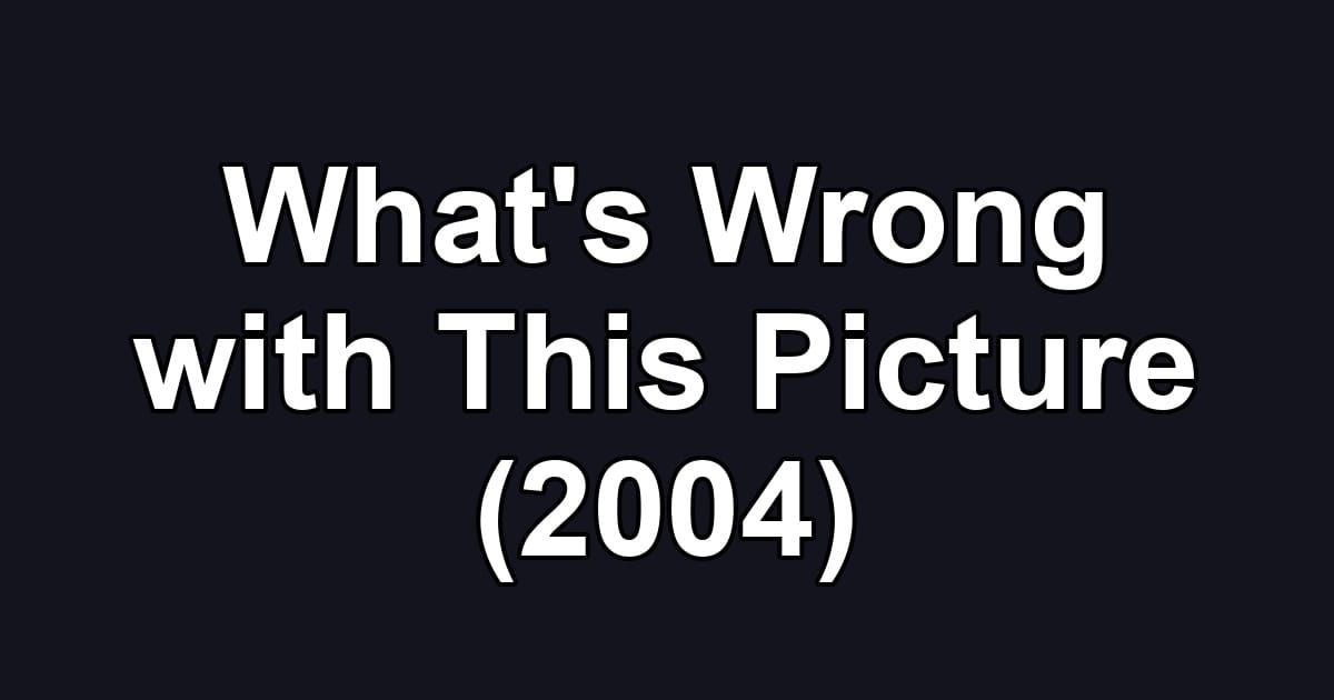 What's Wrong with This Picture (2004)