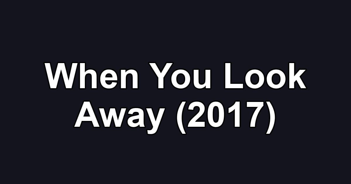 When You Look Away (2017)