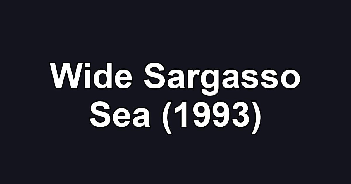 Wide Sargasso Sea (1993)