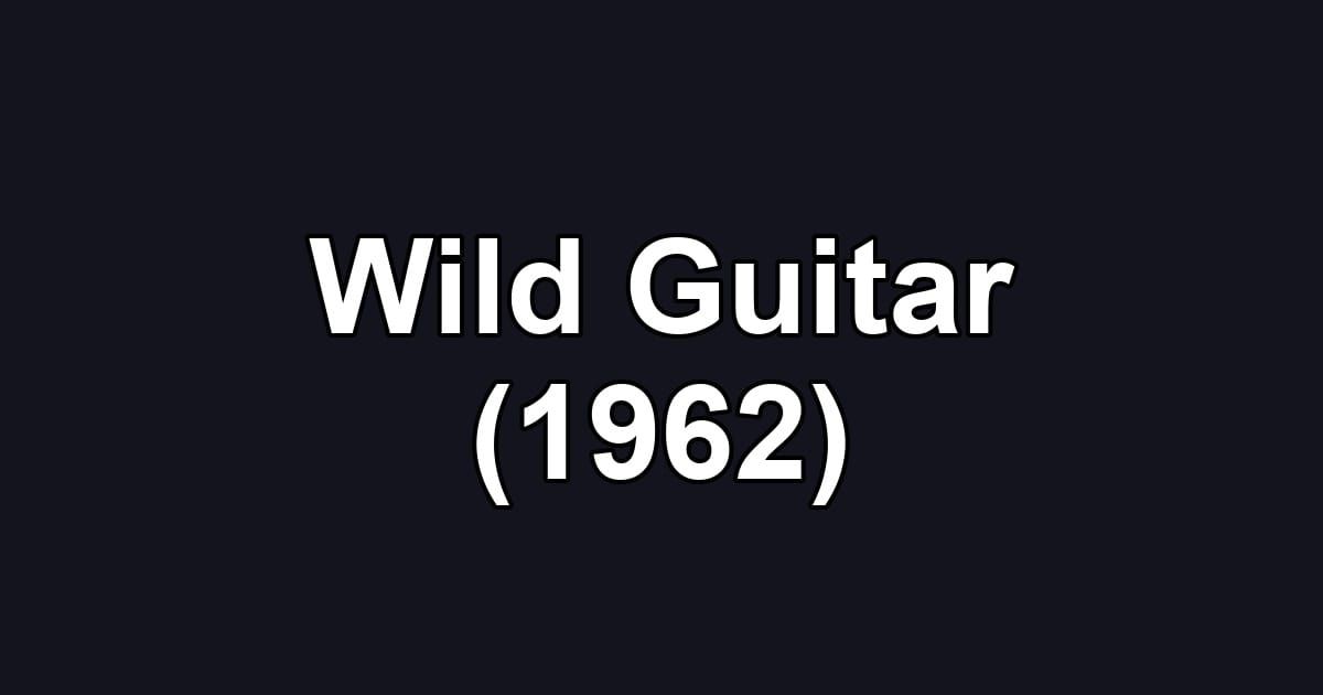 Wild Guitar (1962)