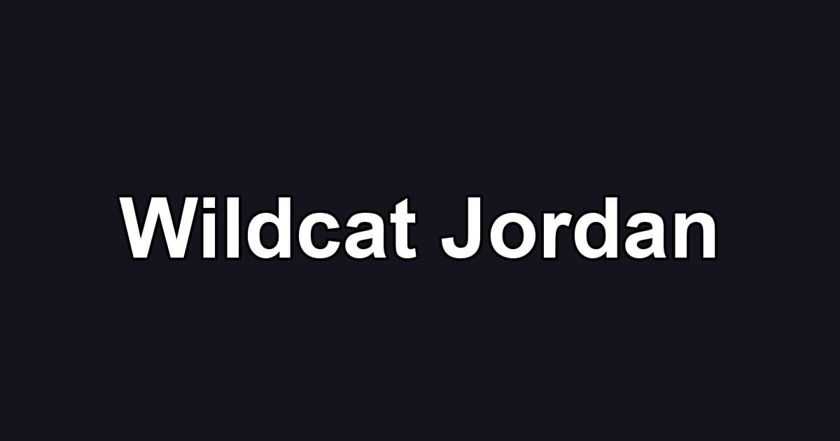 Wildcat Jordan