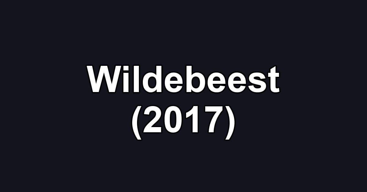 Wildebeest (2017)