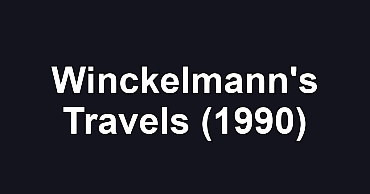 Winckelmann's Travels (1990)