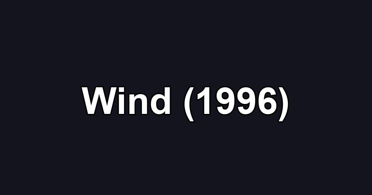 Wind (1996)