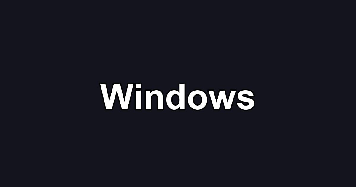 Windows