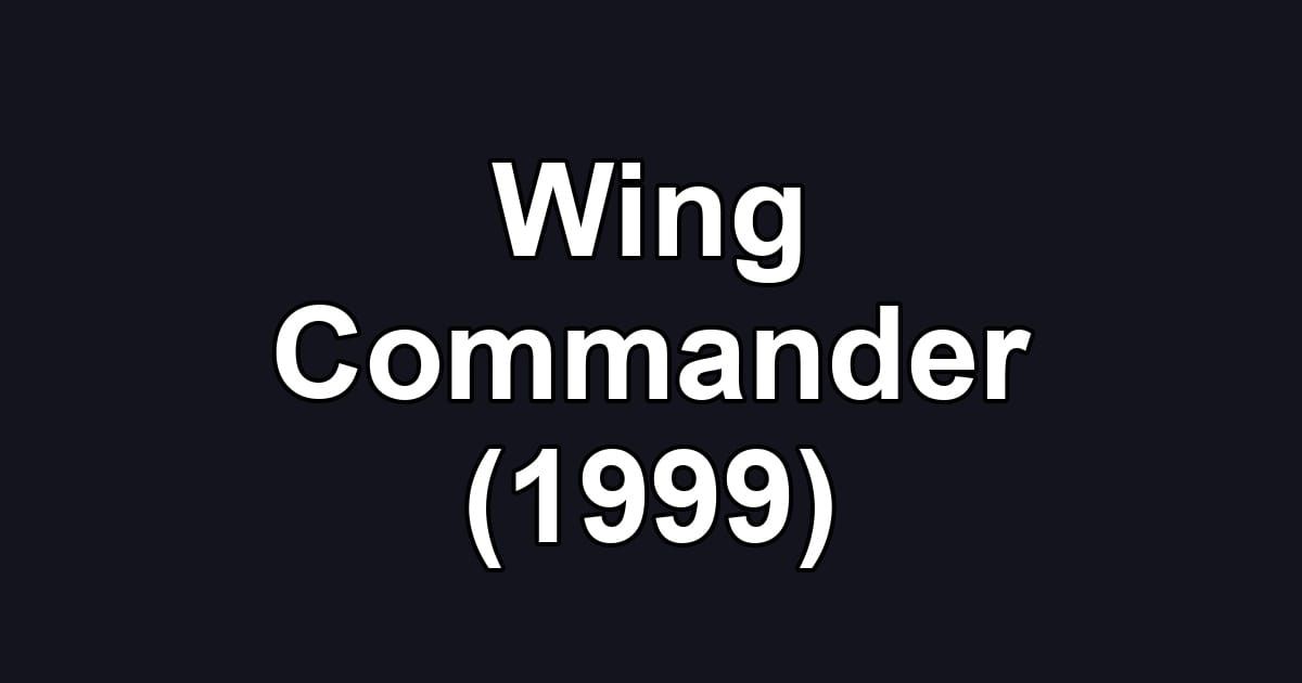 Wing Commander (1999)