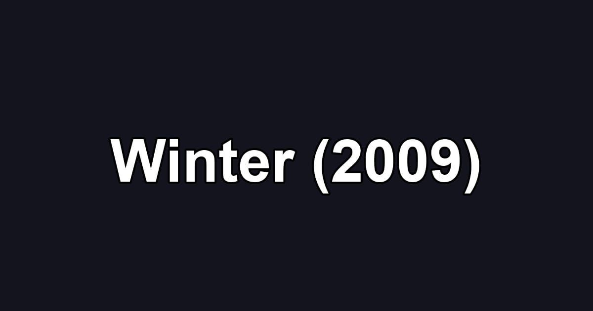 Winter (2009)
