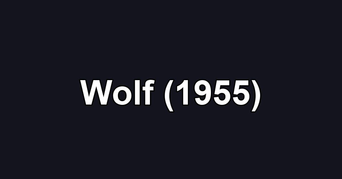 Wolf (1955)