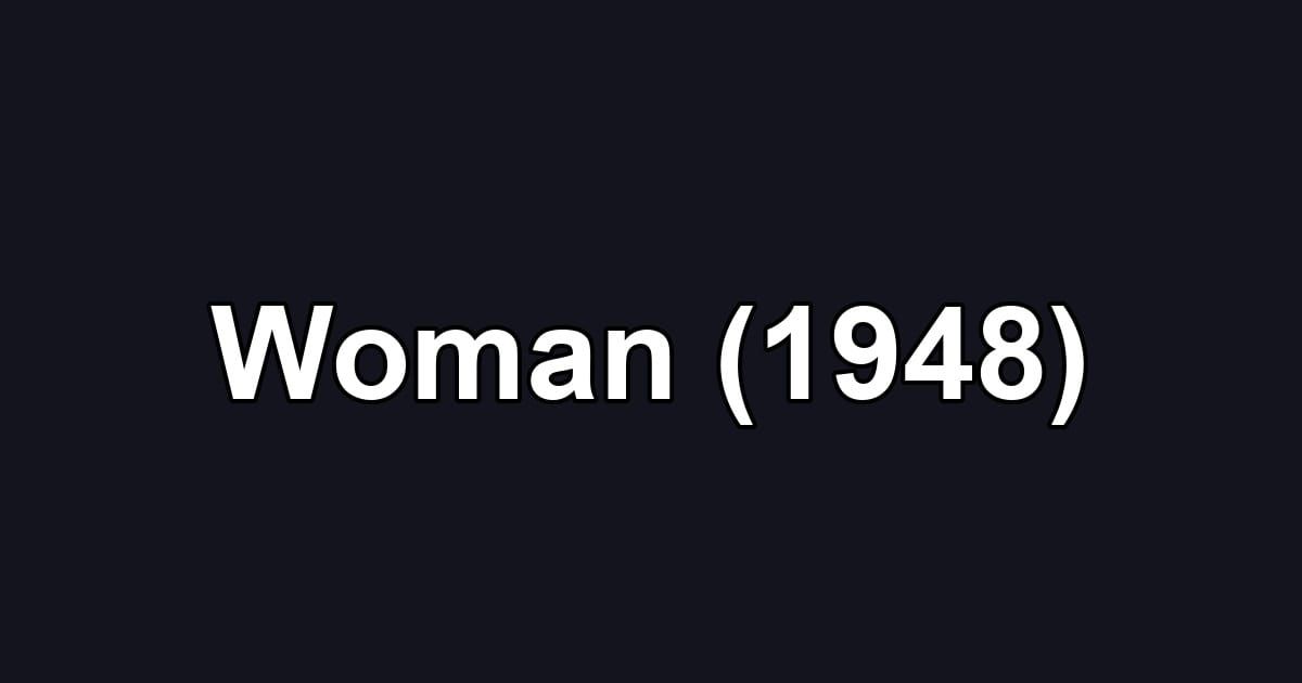 Woman (1948)