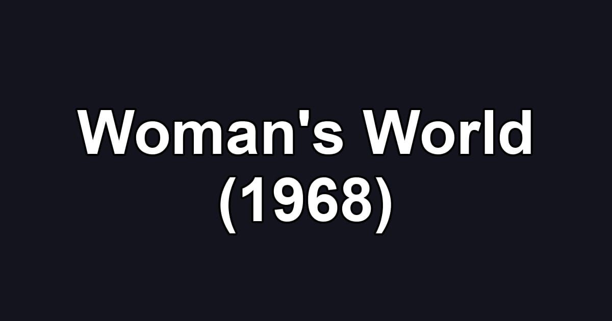 Woman's World (1968)