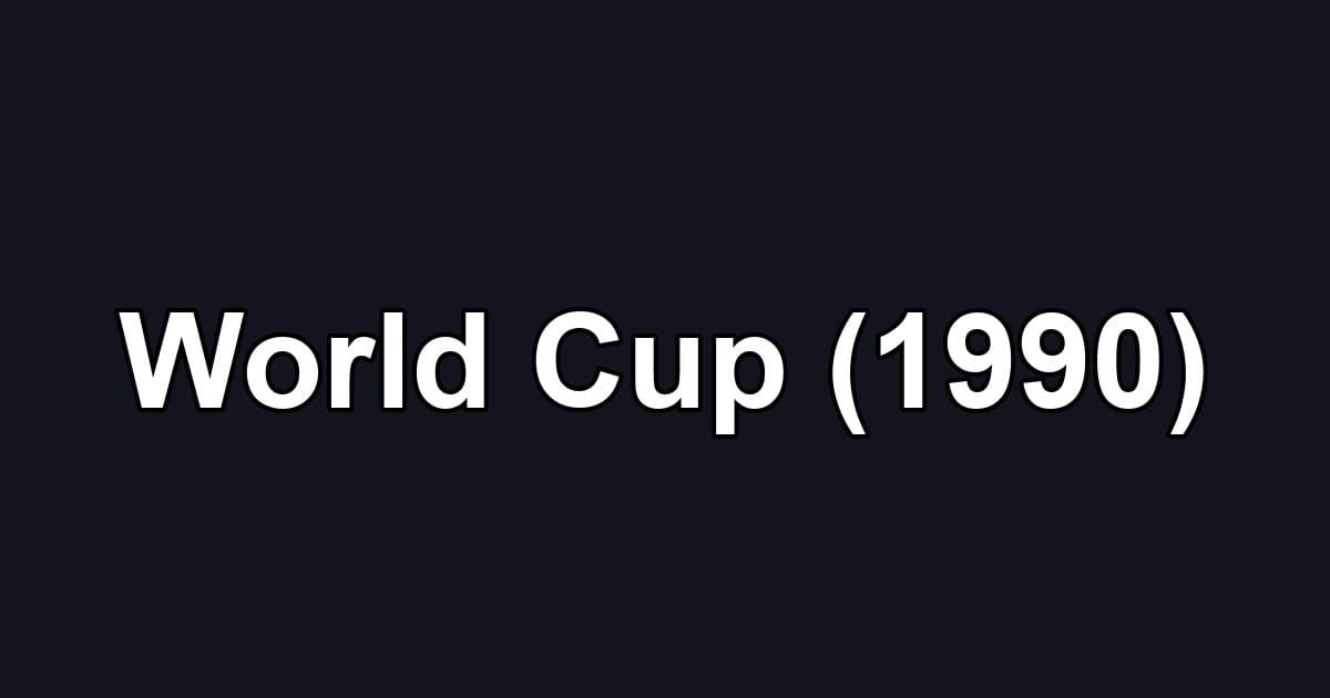 World Cup (1990)