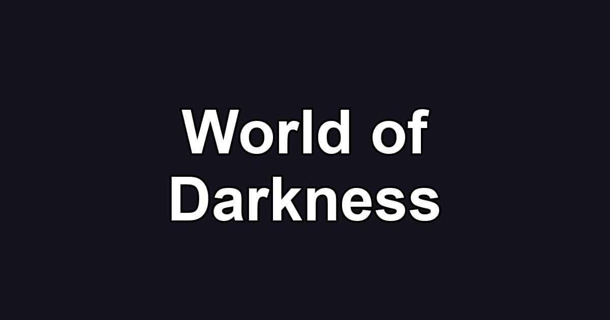 World of Darkness