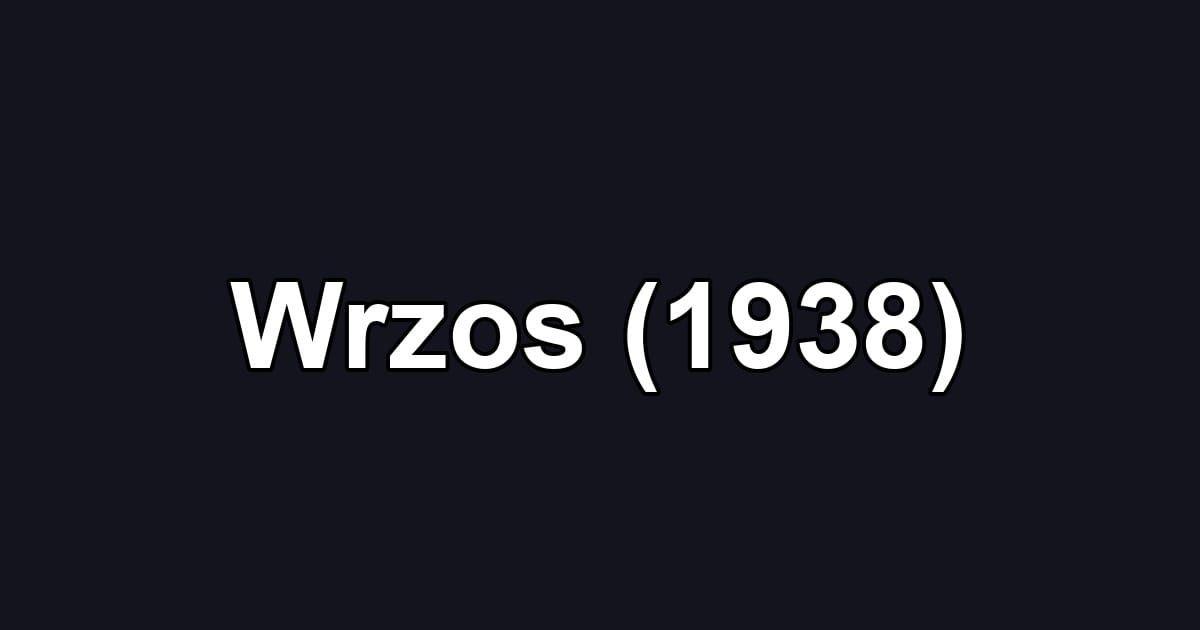 Wrzos (1938)