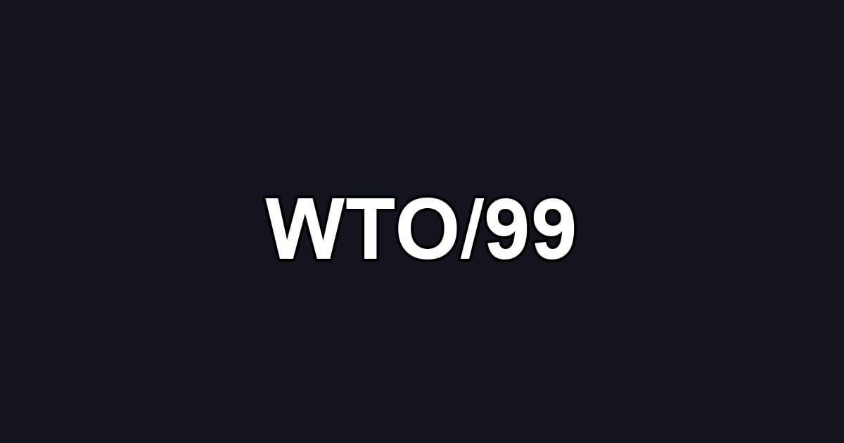 WTO/99