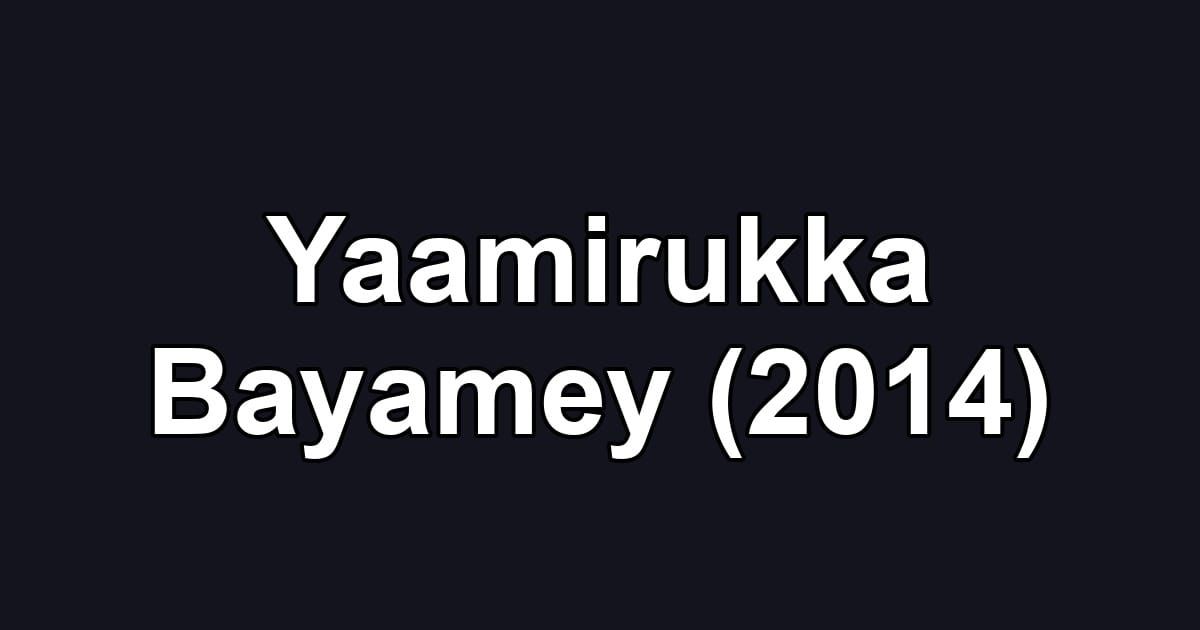 Yaamirukka Bayamey (2014)
