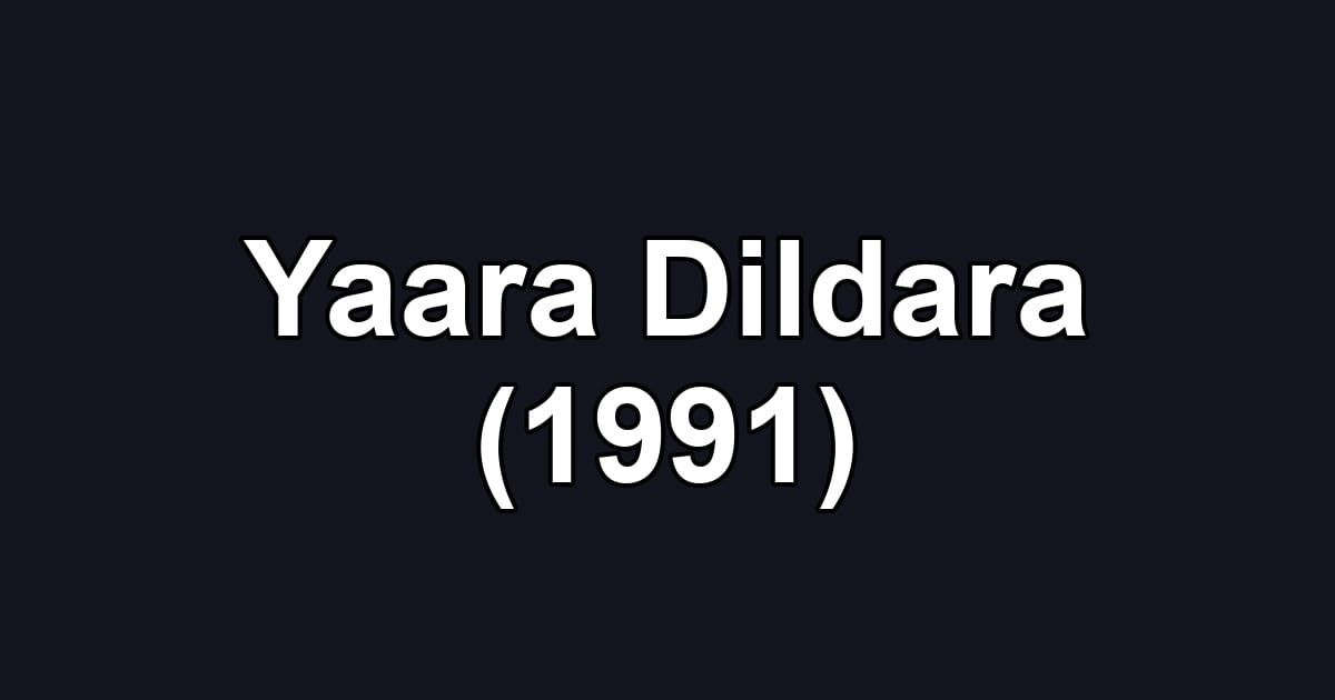 Yaara Dildara (1991)