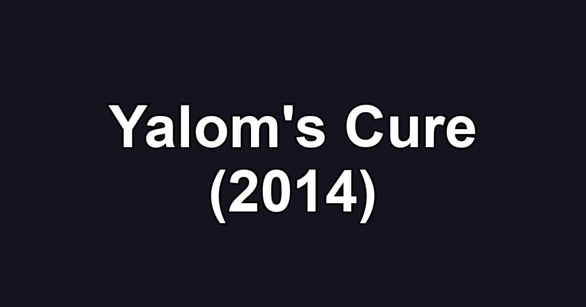 Yalom's Cure (2014)