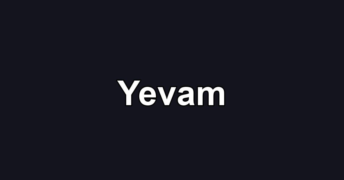 Yevam