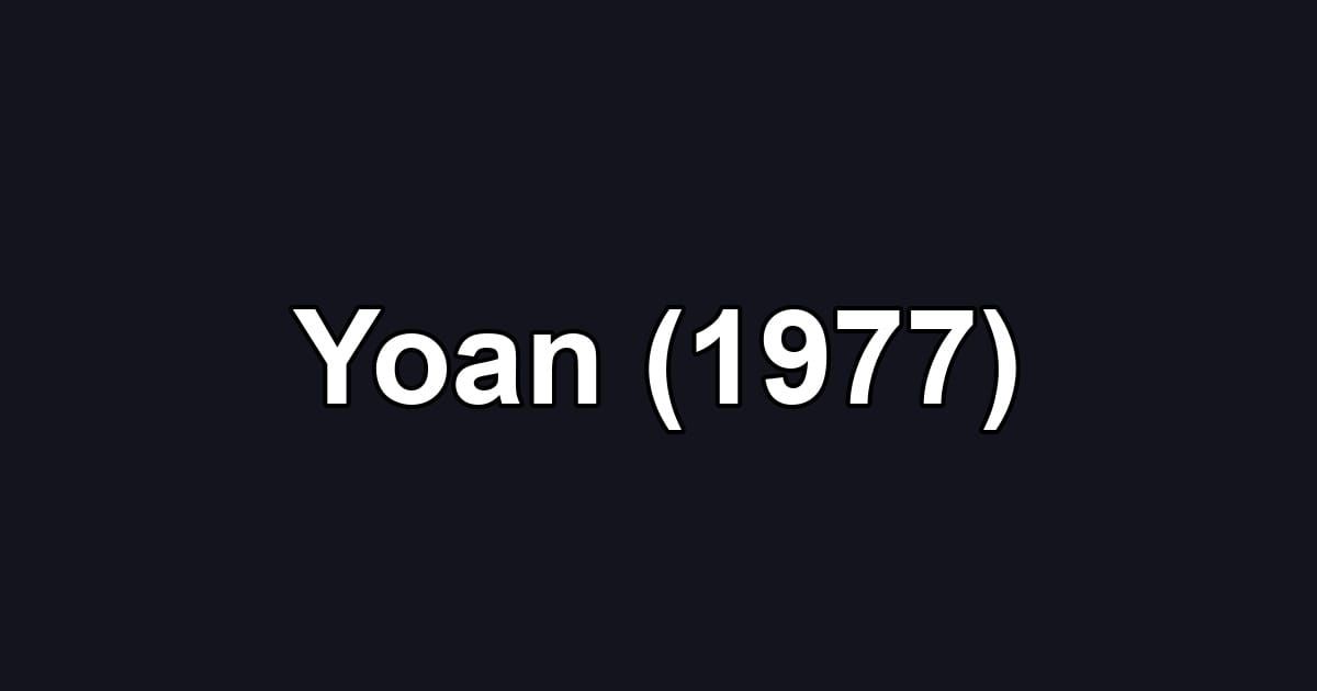 Yoan (1977)