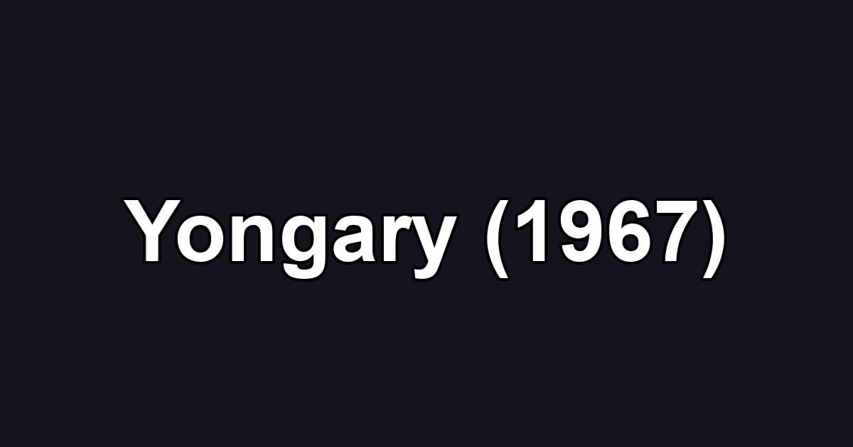 Yongary (1967)