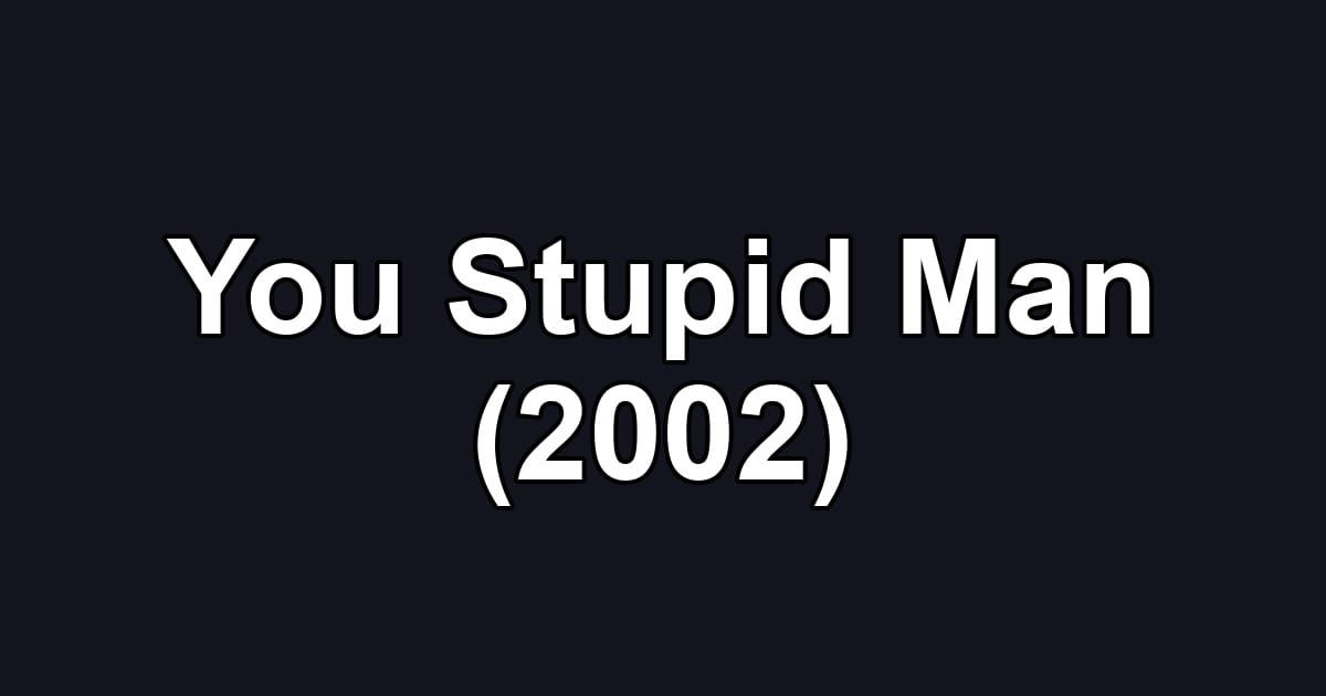 You Stupid Man (2002)