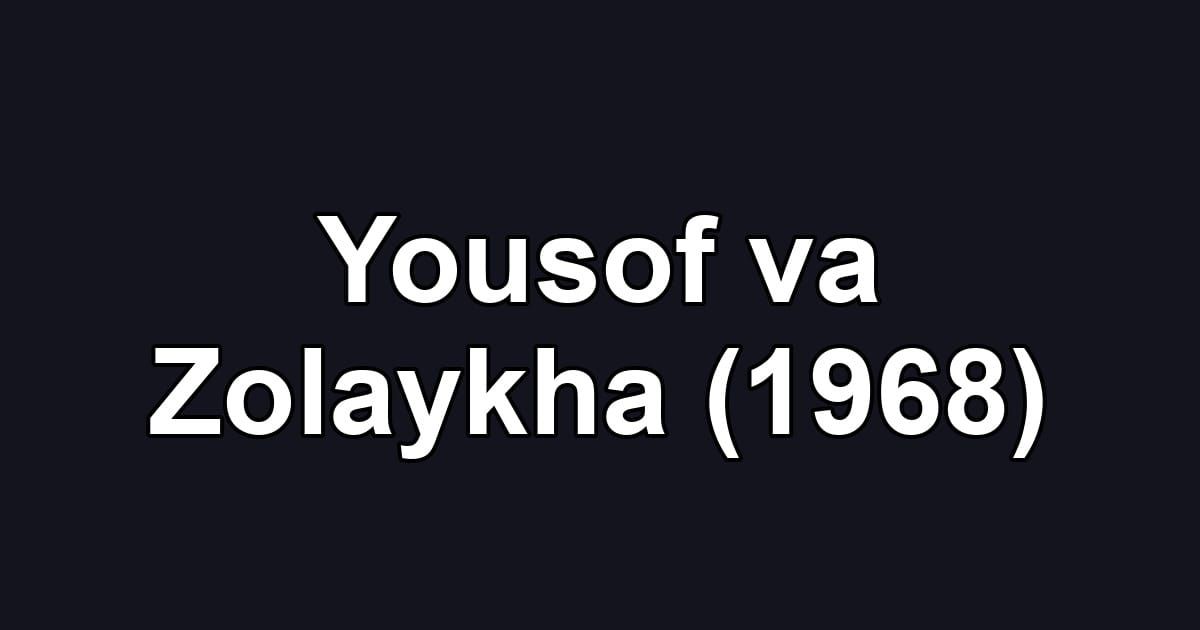 Yousof va Zolaykha (1968)