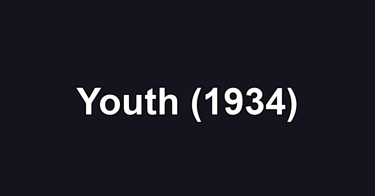 Youth (1934)