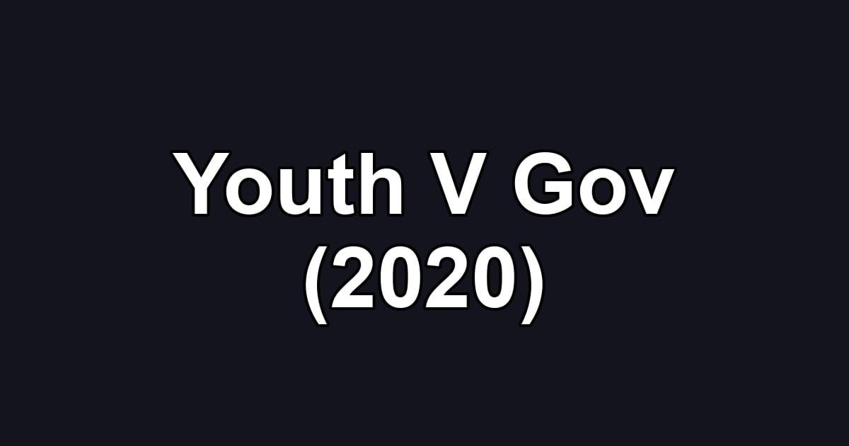 Youth V Gov (2020)
