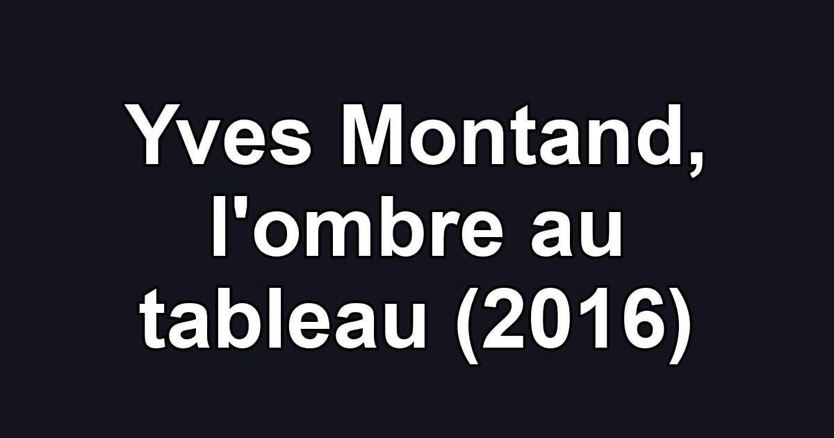 Yves Montand, l'ombre au tableau (2016)