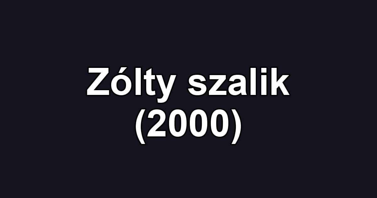Zólty szalik (2000)
