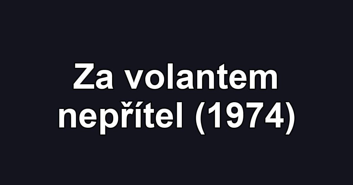 Za volantem nepřítel (1974)