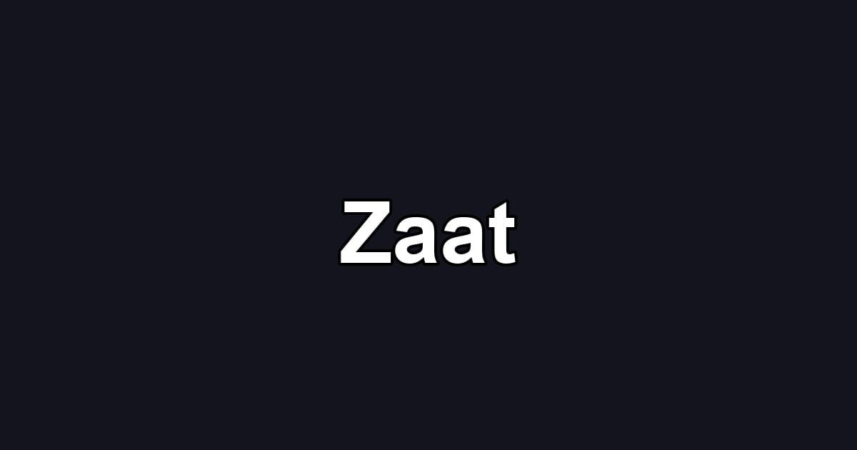 Zaat