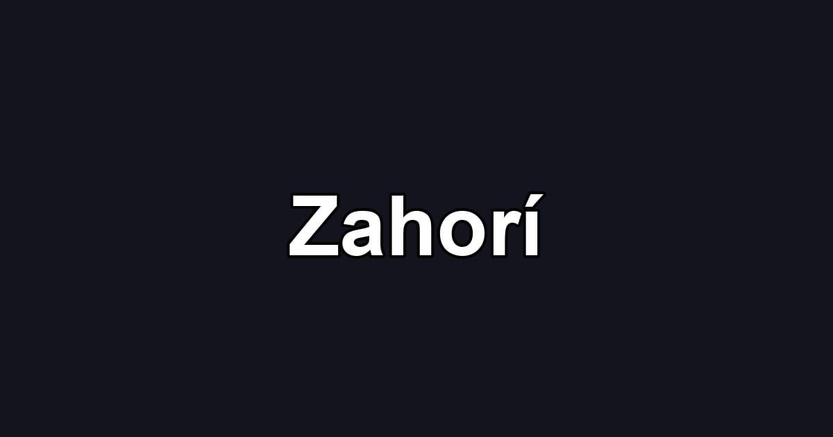 Zahorí