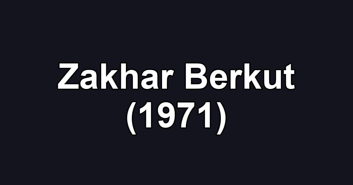 Zakhar Berkut (1971)
