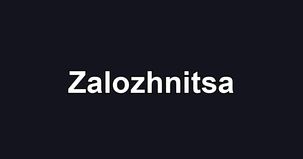 Zalozhnitsa