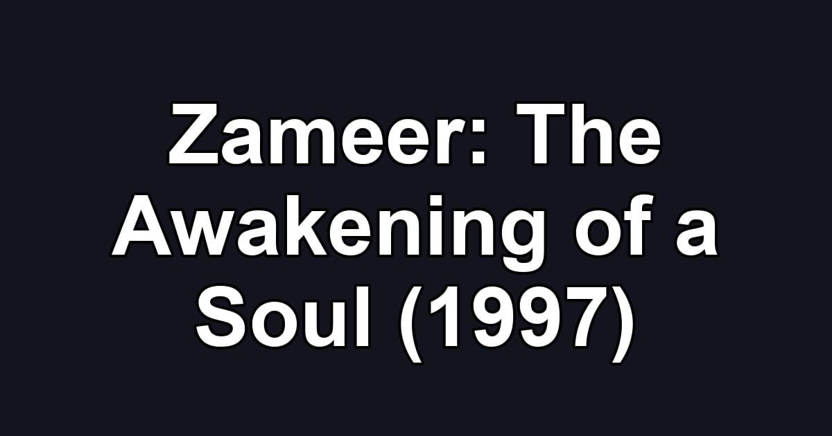Zameer: The Awakening of a Soul (1997)