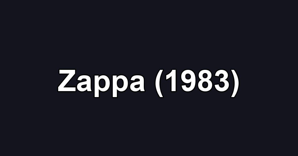Zappa (1983)