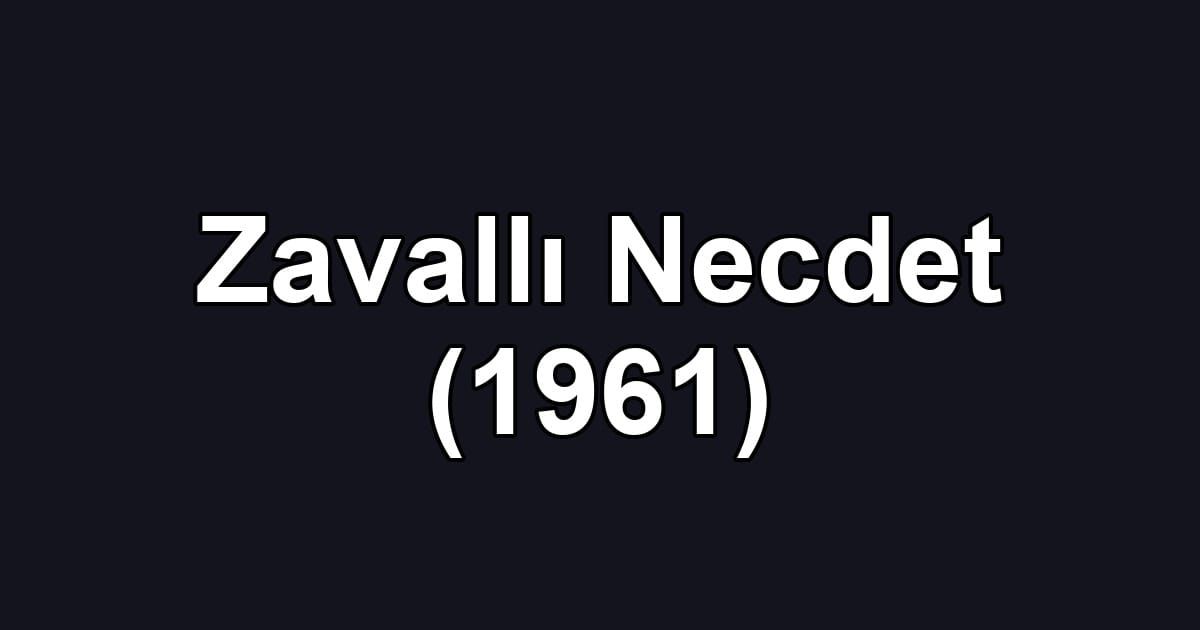 Zavallı Necdet (1961)