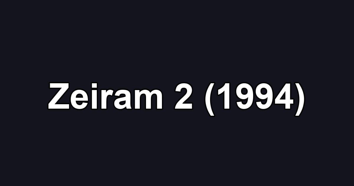 Zeiram 2 (1994)