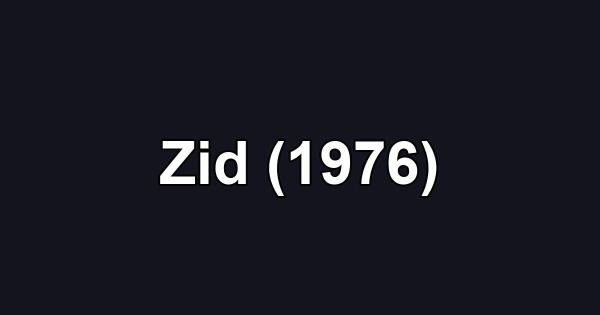 Zid (1976)