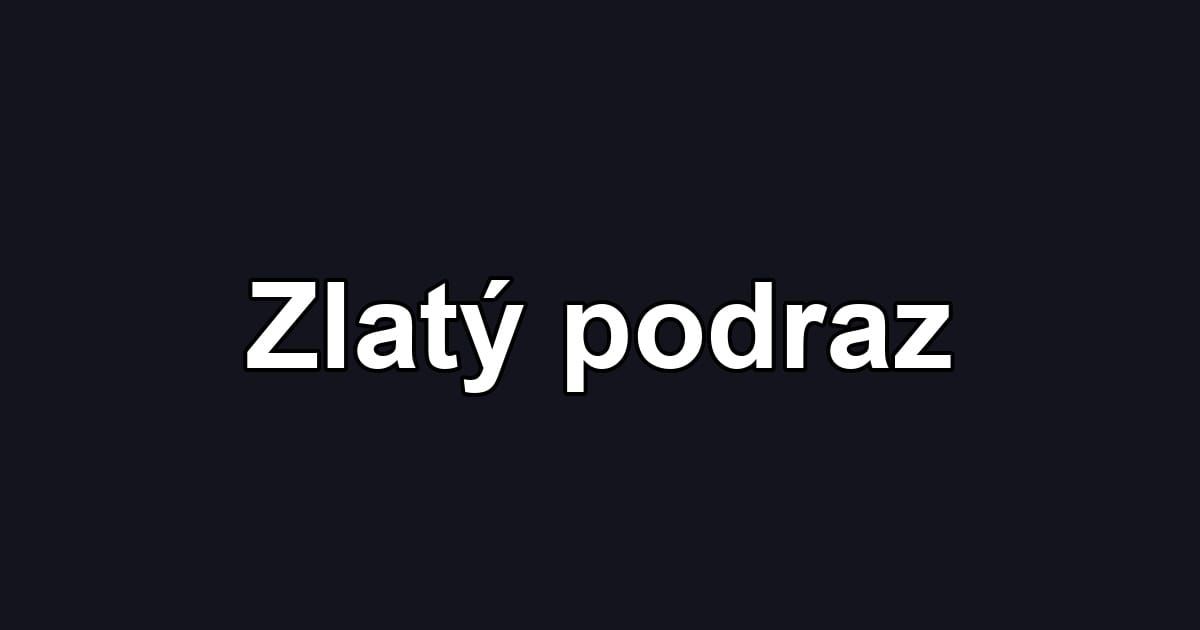 Zlatý podraz