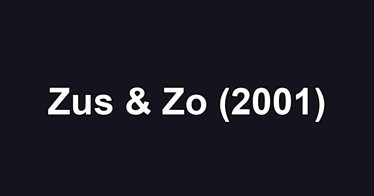 Zus & Zo (2001)