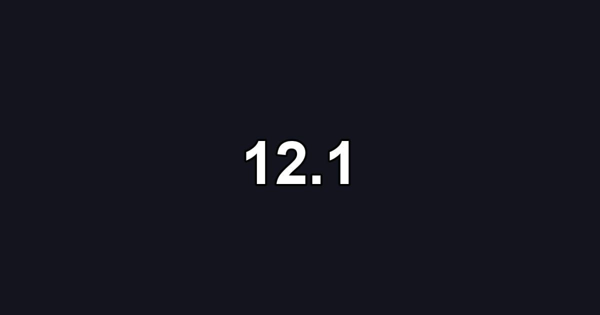 12.1