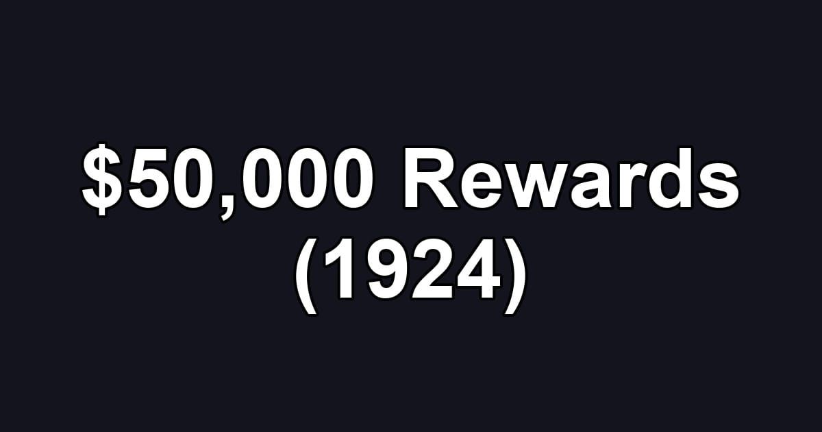 $50,000 Rewards (1924)