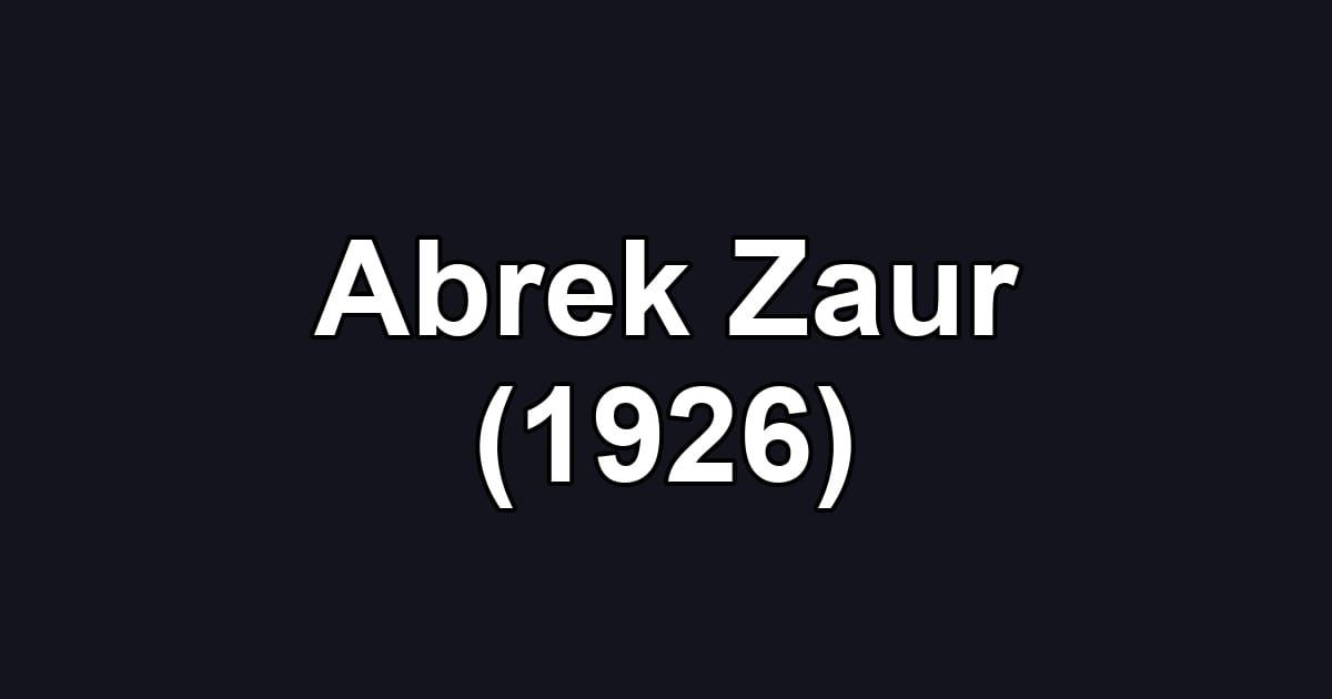 Abrek Zaur (1926)