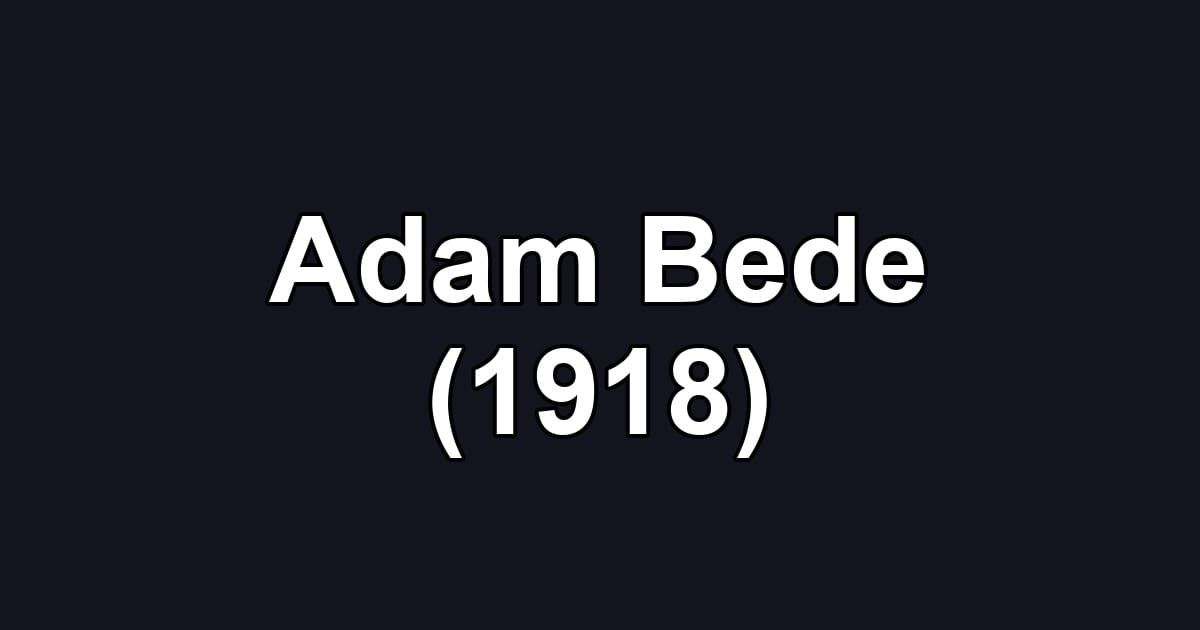 Adam Bede (1918)